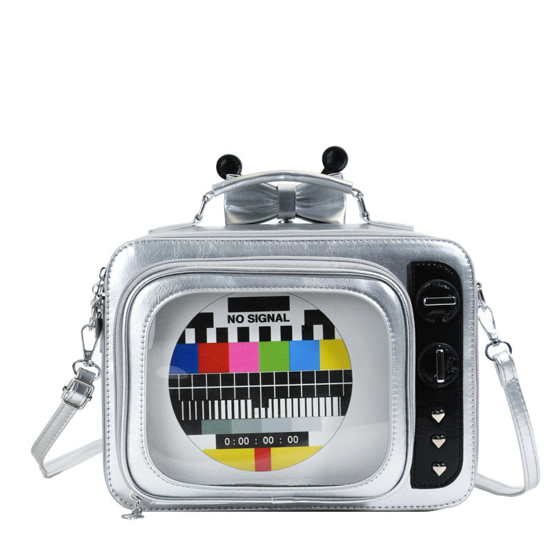 Tv Cartoon Snacks Antenna Bow Detachable Backpacks