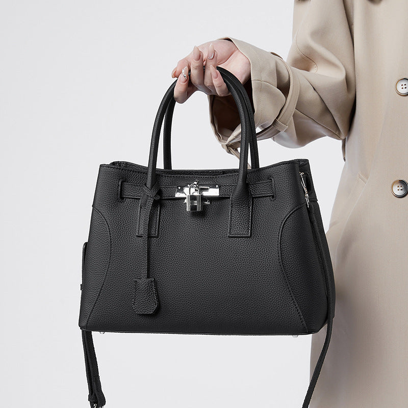Women's Design Platinum High-grade Leather Large Capacity Crossbody Bags