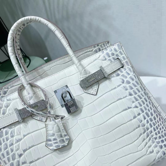 Women's Slouchy Pretty Retro Crocodile Drill Crossbody Bags