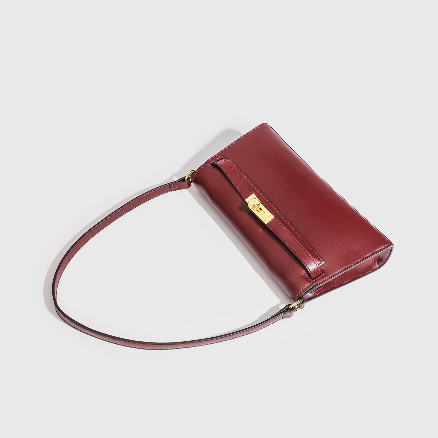 Women's Underarm Kelly Genuine Leather Fashion High-grade Crossbody Bags