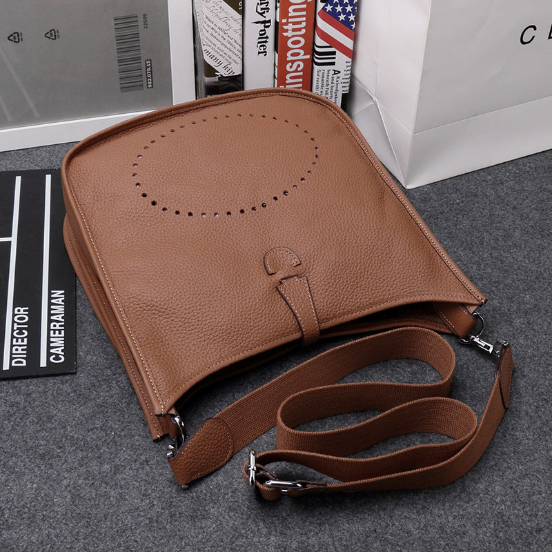 Women's Genuine Leather For Niche Cowhide Crossbody Bags