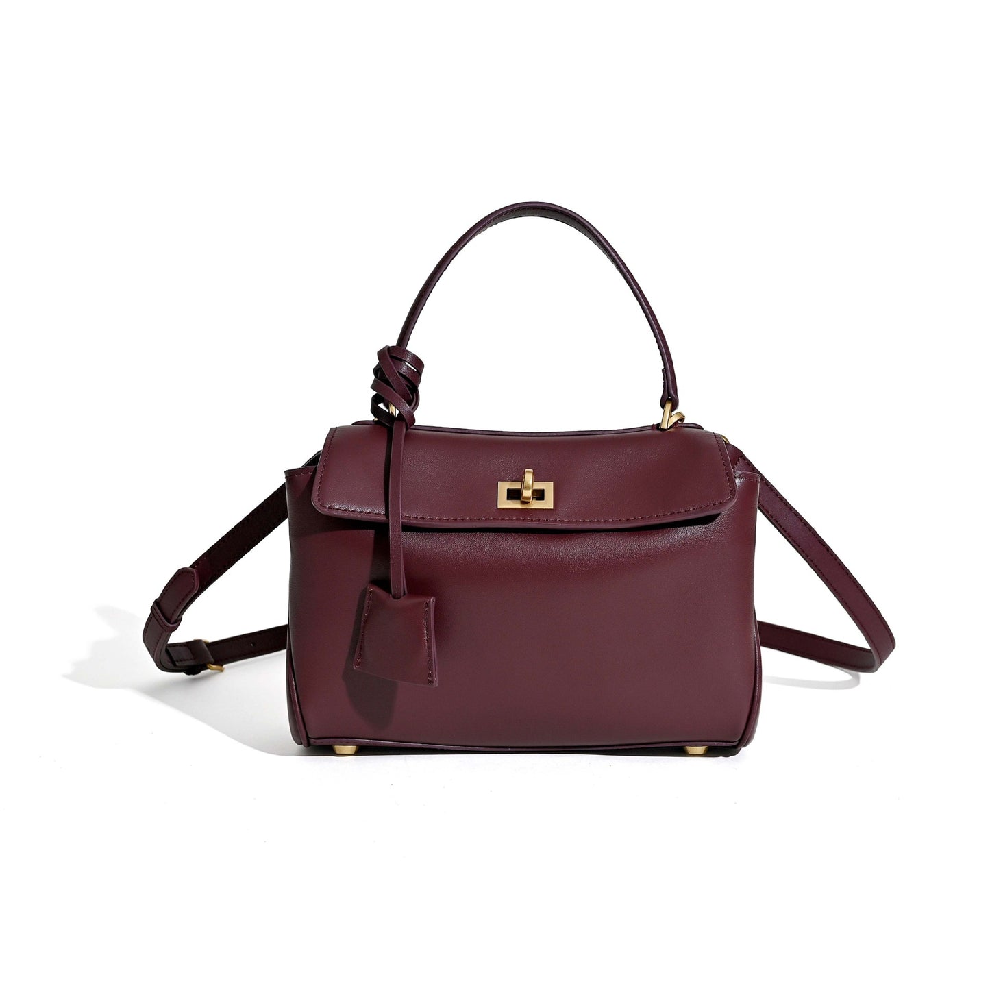 Women's Mini First Layer Cowhide High Sense Simple Handbags