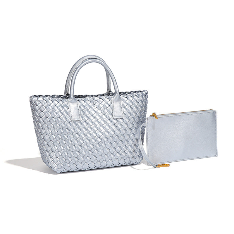 Women's Woven Vegetable Basket Portable Trendy Wild Niche Shoulder Bags