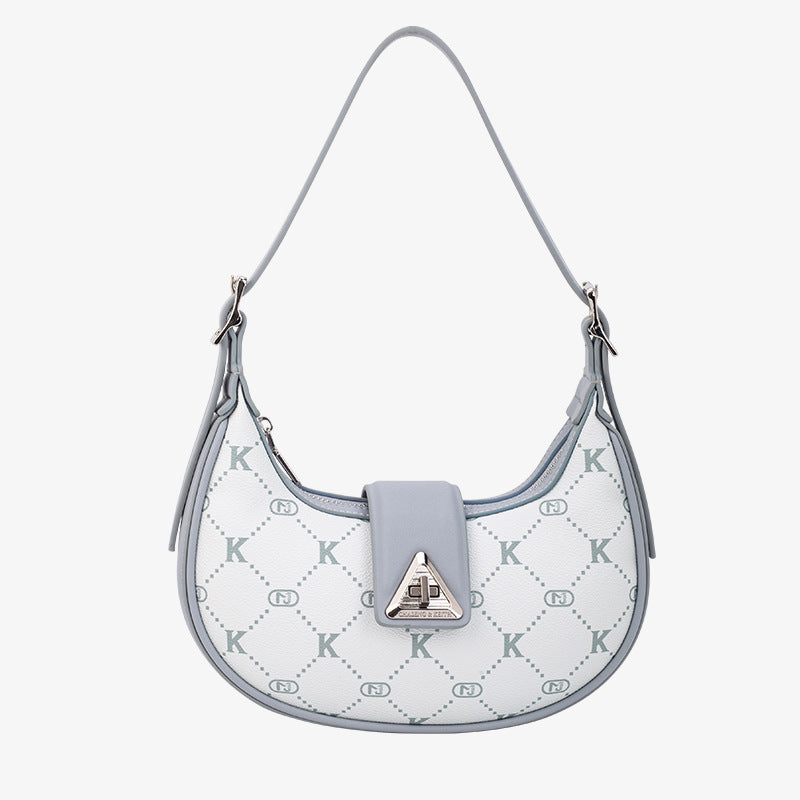 Women's Portable Underarm High-grade Fashionable Niche Moon Crossbody Bags