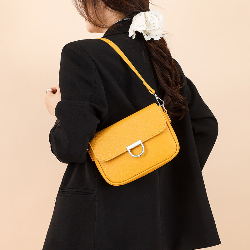 Women's Solid Color Trendy Personality Commute Minimalist Bags