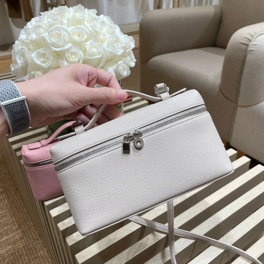 Women's High-grade First Layer Cowhide Lunch Box Bags