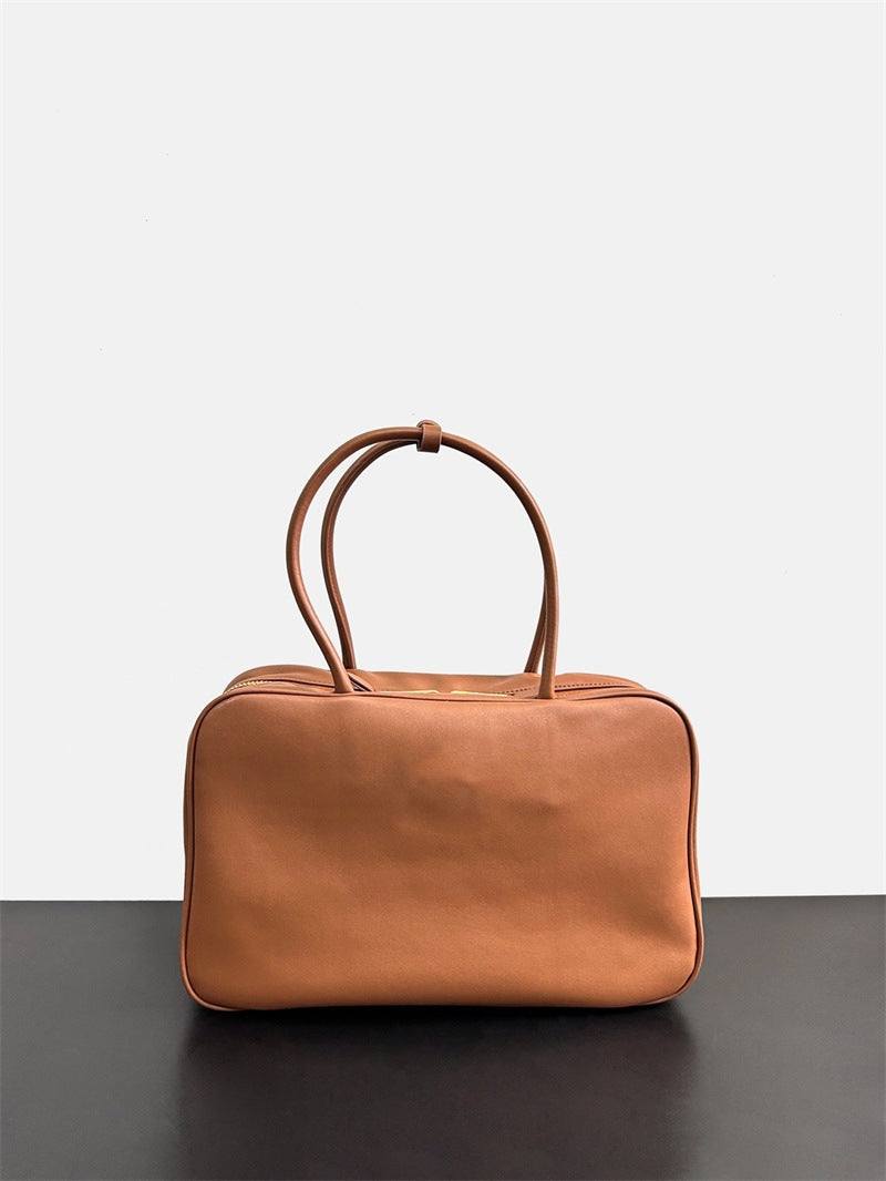 Stitching Leather Bowling Portable Fashion Light Handle