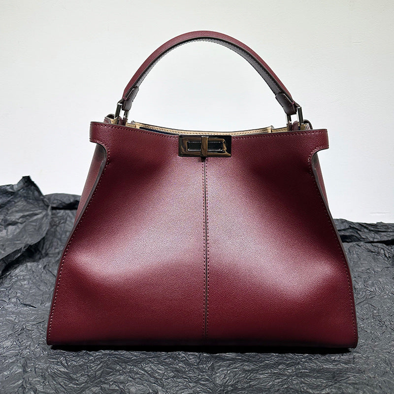 Women's Genuine Leather Premium Large Capacity Cowhide With Bags