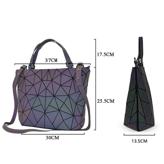 Women's Trendy Unique Geometric Rhombus Portable Shoulder Bags