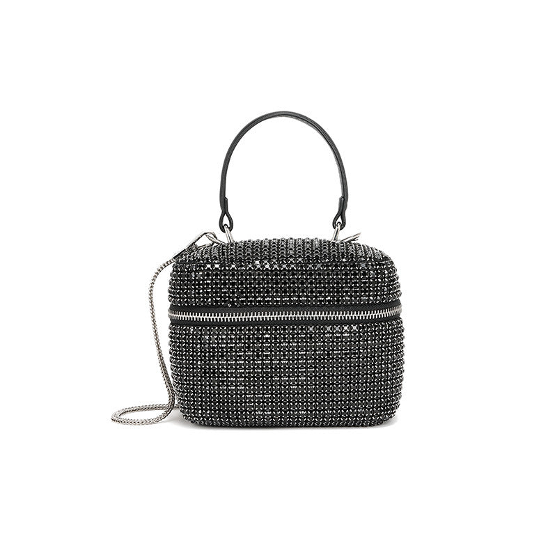 Women's Rhinestone Spring Full Western Style Chain Bags
