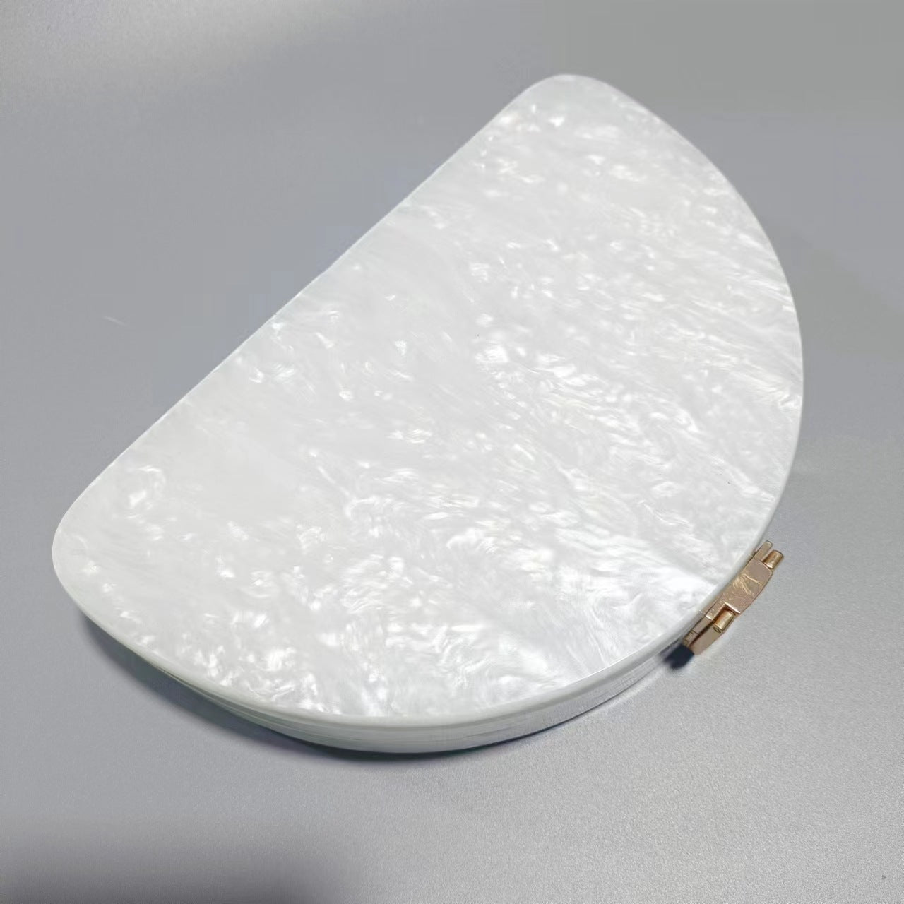 Women's Semicircle Acrylic Fashion Wedding Dinner Clutch Bags