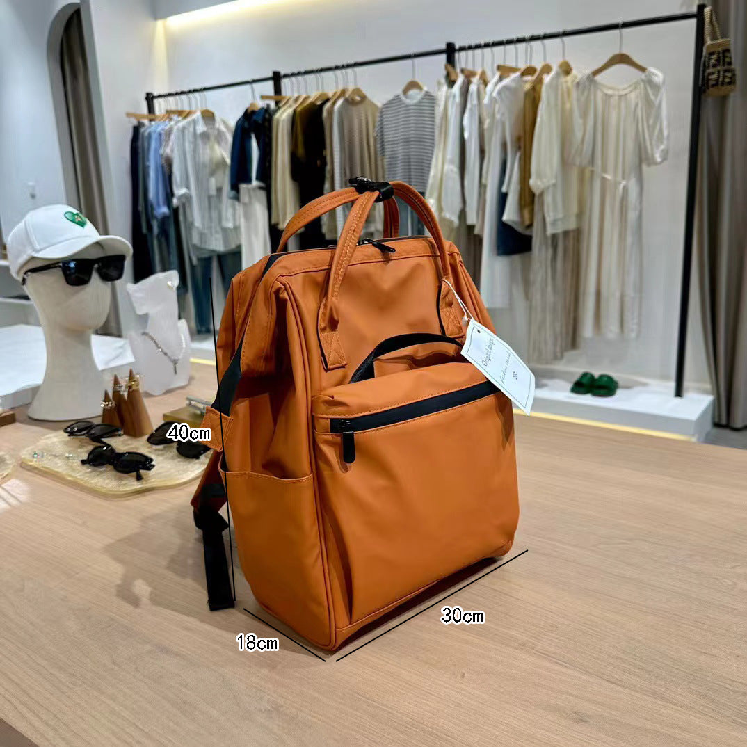 Korean Style Fashion Black Waterproof Commuter Business Computer Backpacks