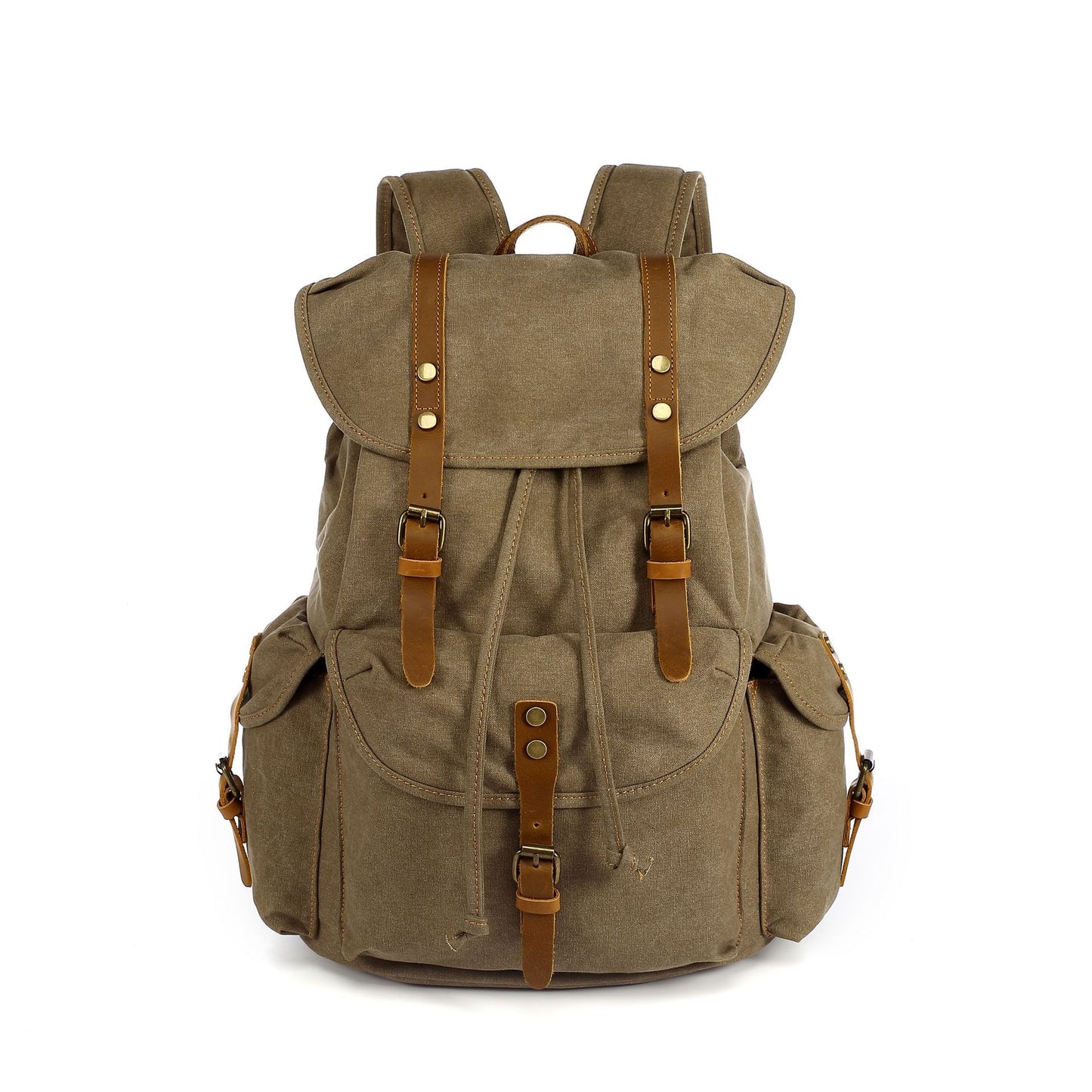 Encrypted Washed Canvas With First Layer Backpacks
