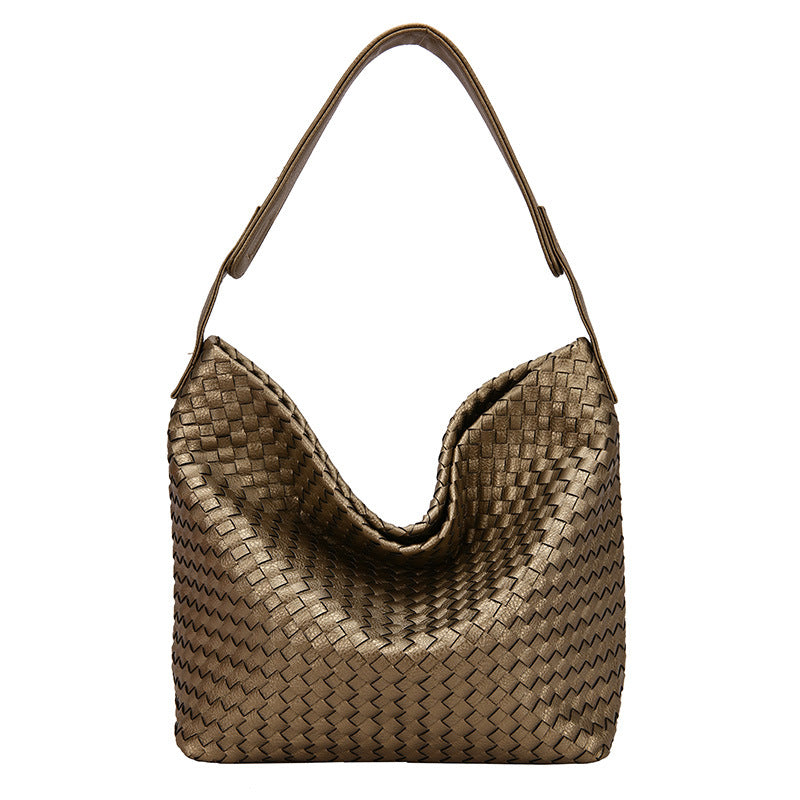 Women's Super Popular Hand-woven French Large Capacity Shoulder Bags