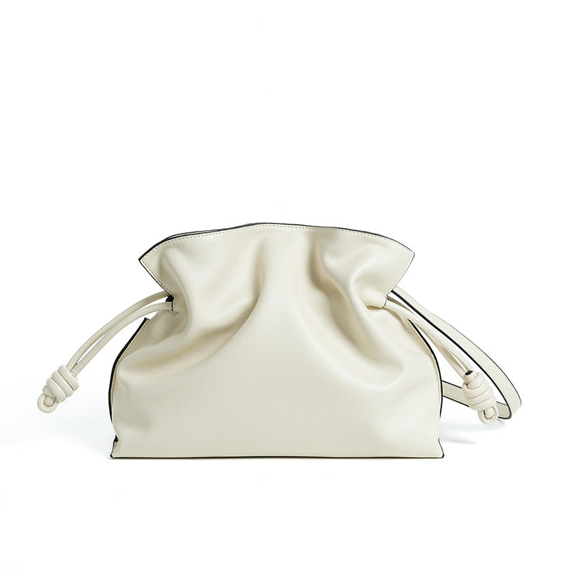 Elegant Women's Fu Drawstring Cloud High-grade Crossbody Bags