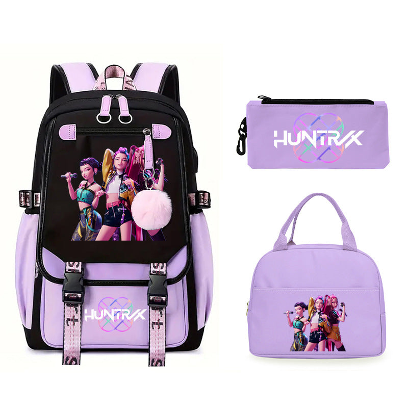 Children's Animation Printing Large Capacity Lightweight Fashion Trend Backpacks