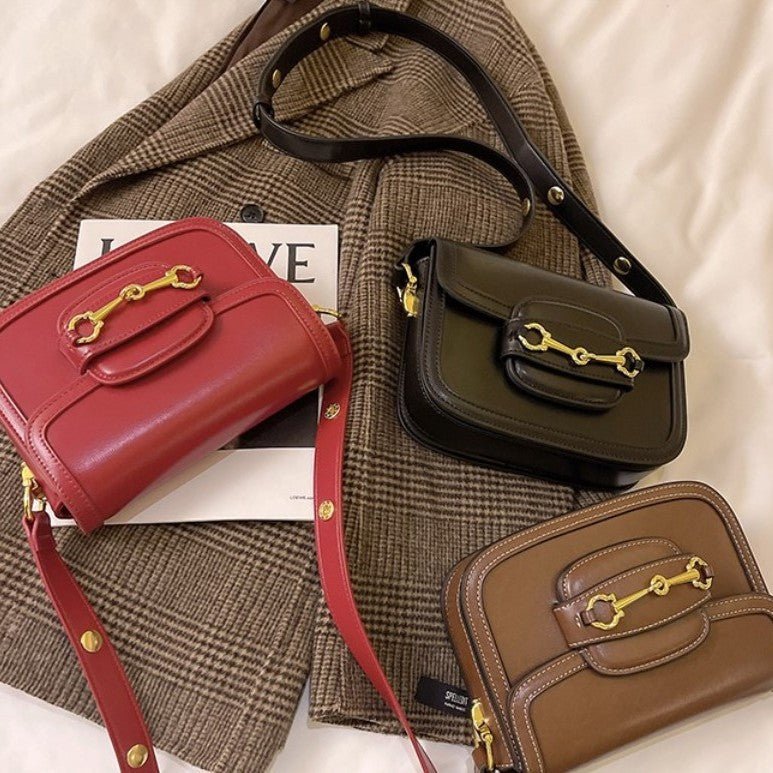 Women's Pretty Saddle Underarm Fashion Bridal Shoulder Bags