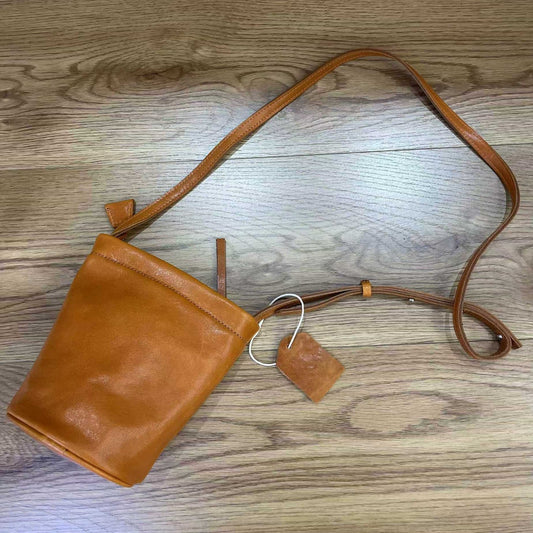 Mobile Retro Simple First Layer Cowhide Crossbody Bags