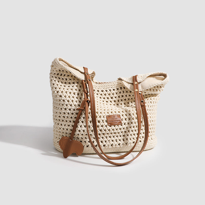 Women's Woven Summer For Seaside Vacation Portable Shoulder Bags