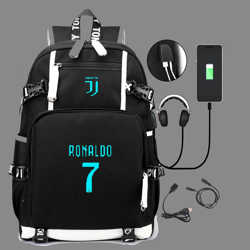 Women's & Men's & Luminous Football Star Luo Young Backpacks