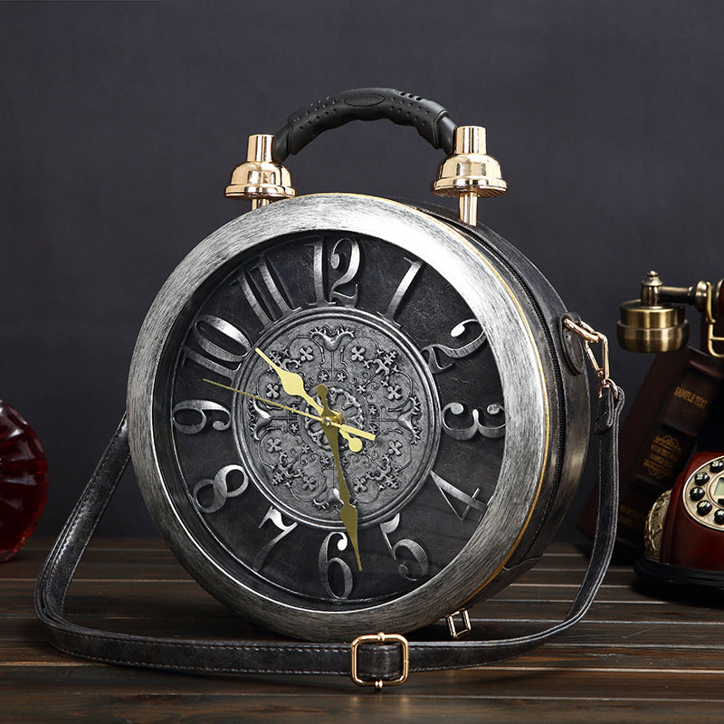 Women's Fashion Retro Style Fashionmonger Personalized Alarm Crossbody Bags