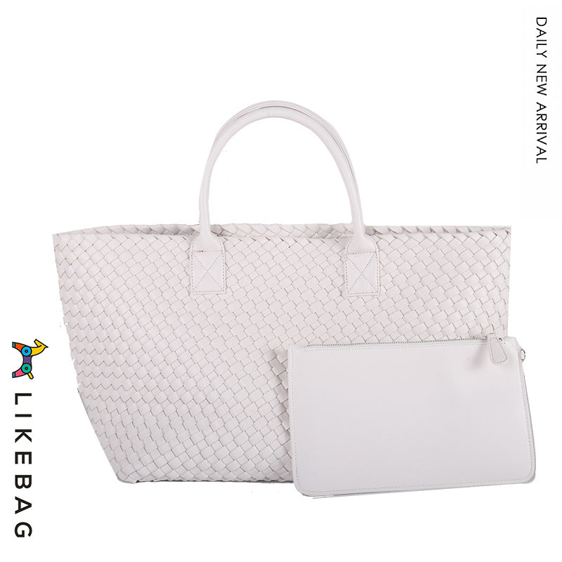 Women's Handmade Woven Simple Large Capacity Combination Shoulder Bags