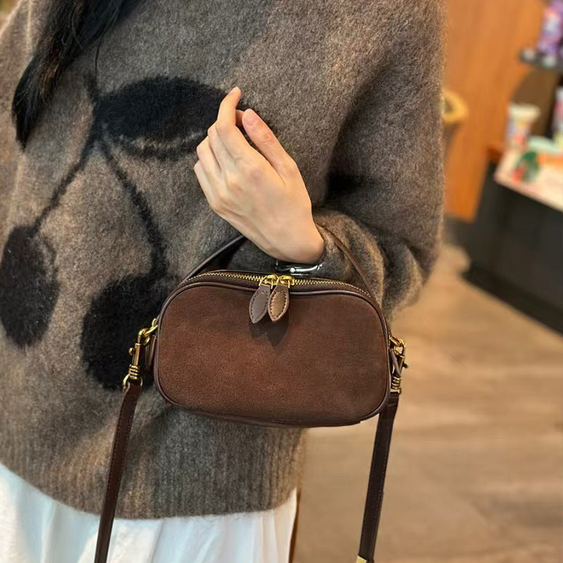 Women's Genuine Leather High-grade Retro Graceful Crossbody Bags