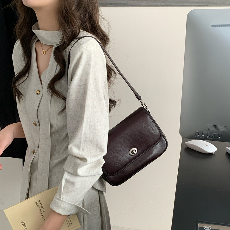 New Slouchy Women's Flip Genuine Niche Bags