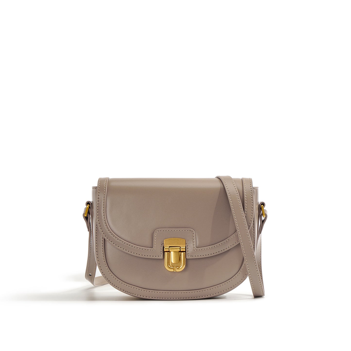 Women's Niche Genuine Leather High-grade Saddle Commuter Crossbody Bags
