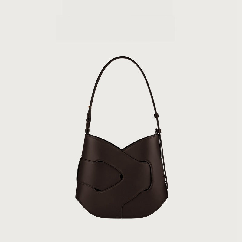 Women's French Niche Woven Twist Fashion Shoulder Bags