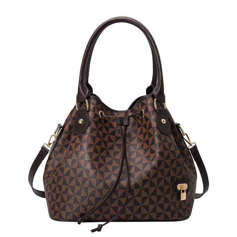 Women's Affordable Luxury Fashion Printing Large Capacity Portable Shoulder Bags