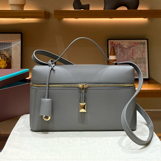 Women's Genuine Leather Lunch Box Large Clutch Armpit Bags