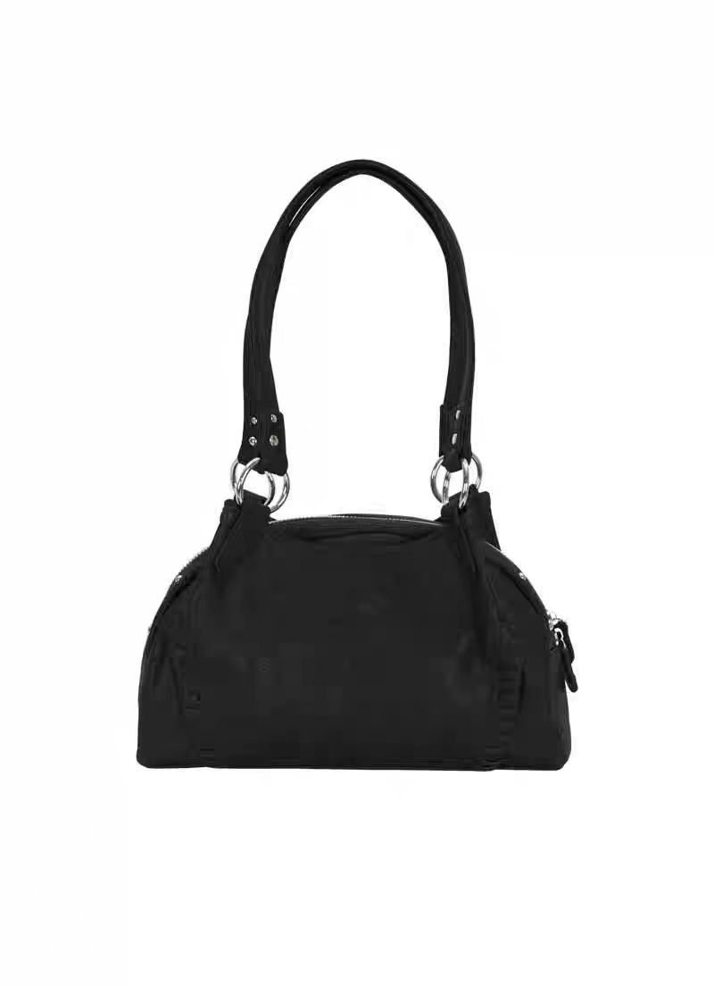 Trendy Pretty Li Cha Leather Motorcycle Handbags