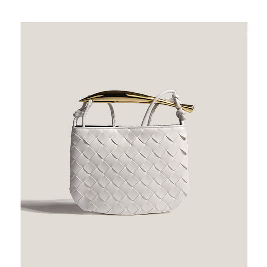 Women's Summer Niche Mini Advanced Texture Woven Crossbody Bags