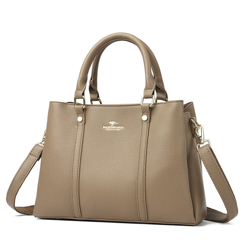 Women's Vintage Large Capacity Versatile Simple Leisure Handbags