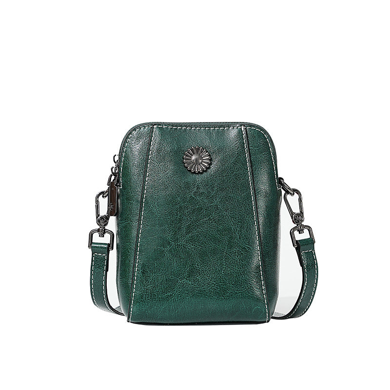 Women's Mobile Summer Simple Leather Lightweight High-grade Crossbody Bags