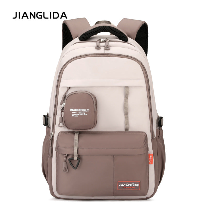 Durable Glamorous Men's College Lightweight Waterproof Backpacks