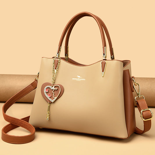 Women's Durable Mom Soft Leather Elegant Handbags