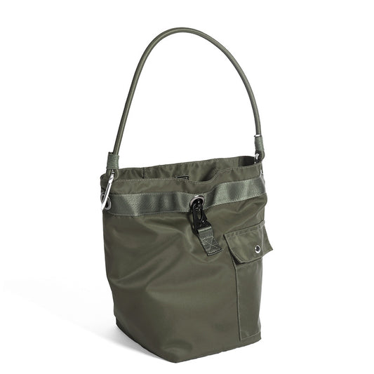 Artistic Oxford Cloth Underarm Army Green Shoulder Bags