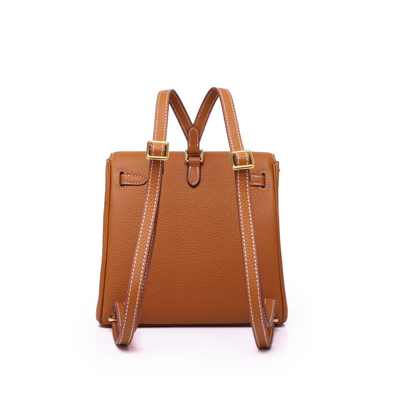 First Layer Cowhide Platinum Leather Market Bags