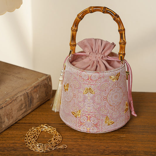 Garden Embroidered Ancient Style Cheongsam Banquet Handbags