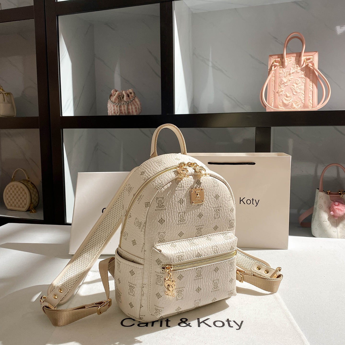 Niche Printing Commuter Fashion Large Capacity Backpacks