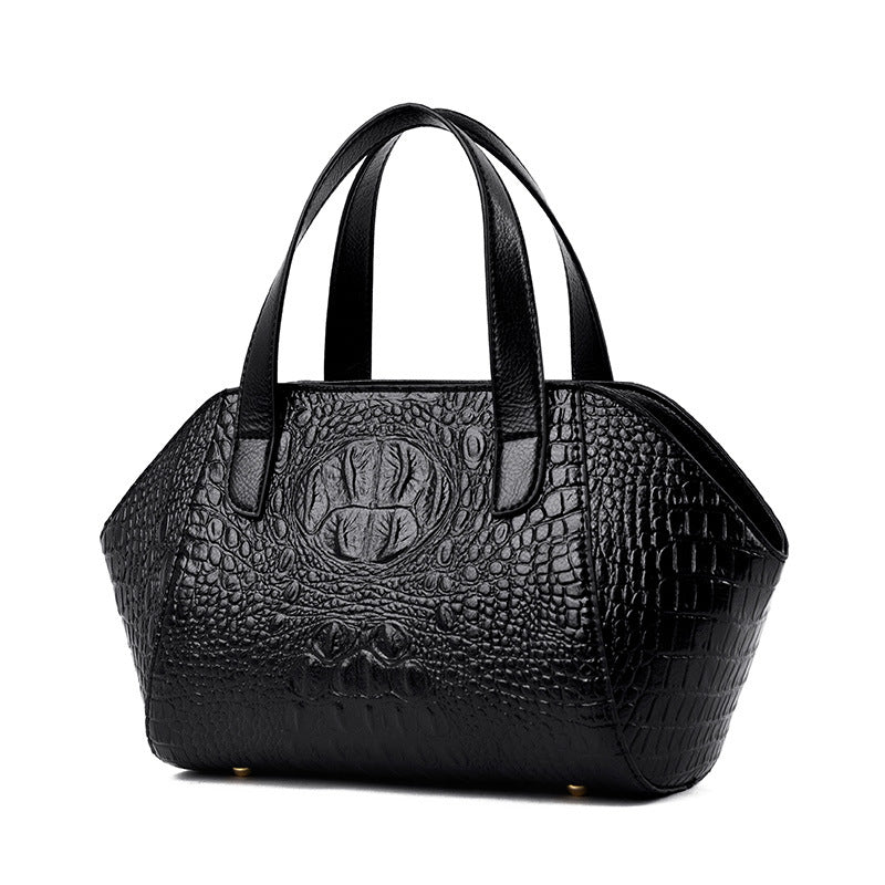 Women's Crocodile Pattern Light Luxury Elegant Mother Handbags