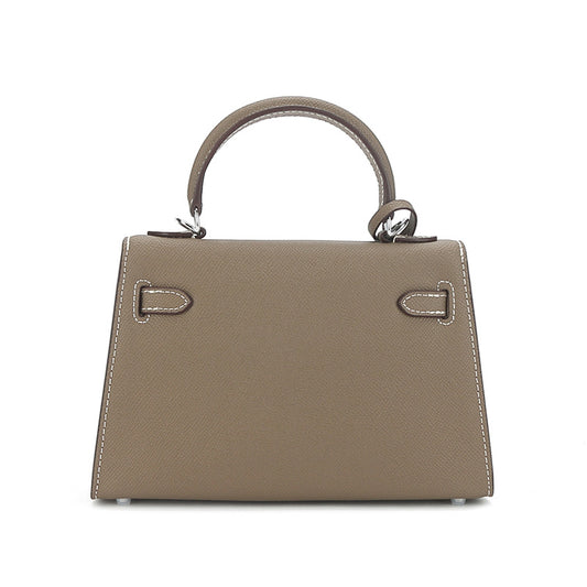 Sier Hardware Palm Pattern Second Generation Kai Mini Shoulder Bags