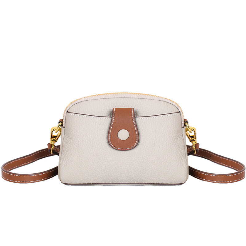 Women's Layer Cowhide Genuine Leather Fashion Mobile Bags