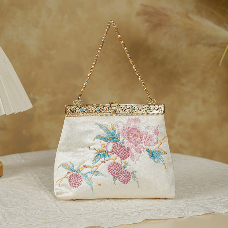 Pretty Classic Embroidery Cheongsam Hand Antique Bags