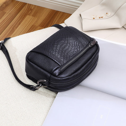 Women's Versatile Summer Large Capacity Fashion Genuine Crossbody Bags