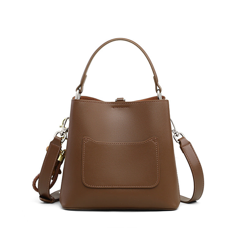 Women's Leather Summer Large Capacity Portable Crossbody Bags