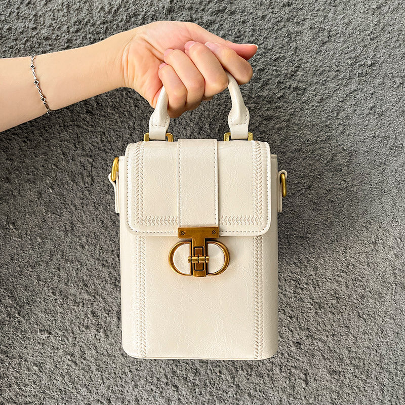 Women's Leather High-grade Retro Versatile Niche Crossbody Bags