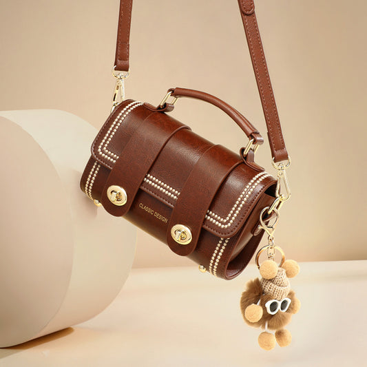 Women's Genuine Leather Popular Today Portable Personality Crossbody Bags
